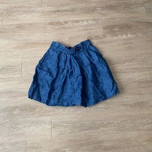 Mini pleated skirt